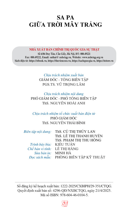 Sa Pa giữa trời mây trắng