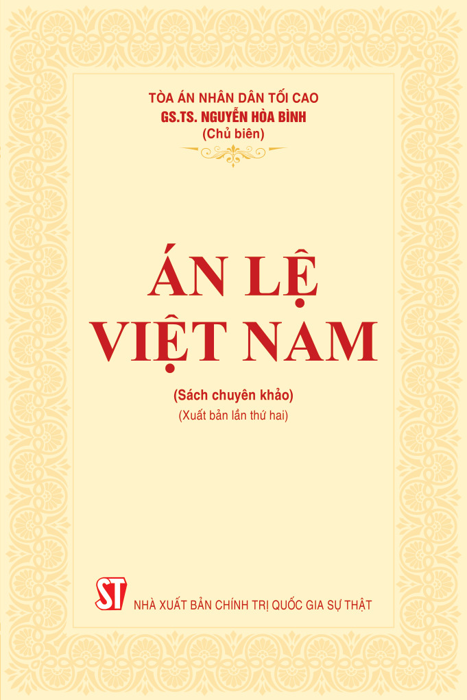 Án lệ Việt Nam (Sách chuyên khảo) (Xuất bản lần thứ hai)