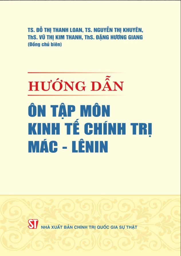Hướng dẫn ôn tập môn Kinh tế chính trị Mác - Lênin