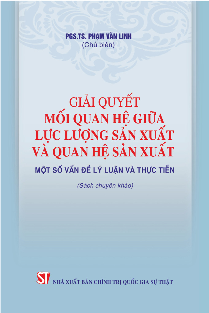 Giải quyết mối quan hệ giữa lực lượng sản xuất và quan hệ sản xuất – Một số vấn đề lý luận và thực tiễn (Sách chuyên khảo)