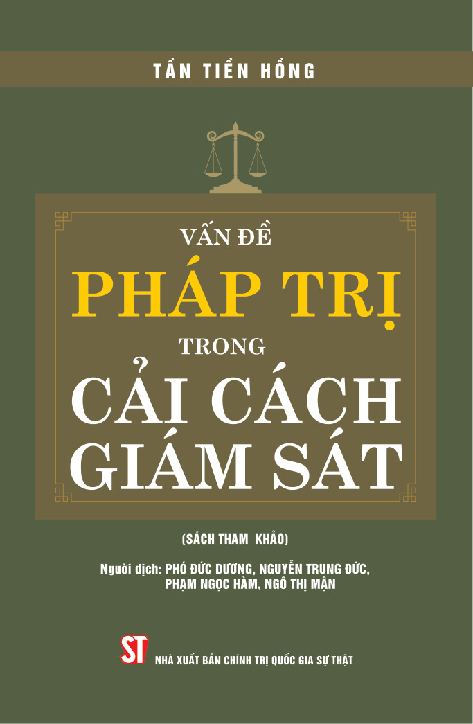 Vấn đề pháp trị trong cải cách giám sát (Sách tham khảo)
