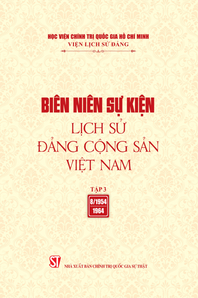 Biên niên sự kiện Lịch sử Đảng Cộng sản Việt Nam, Tập 3 (8/1954 - 1964)