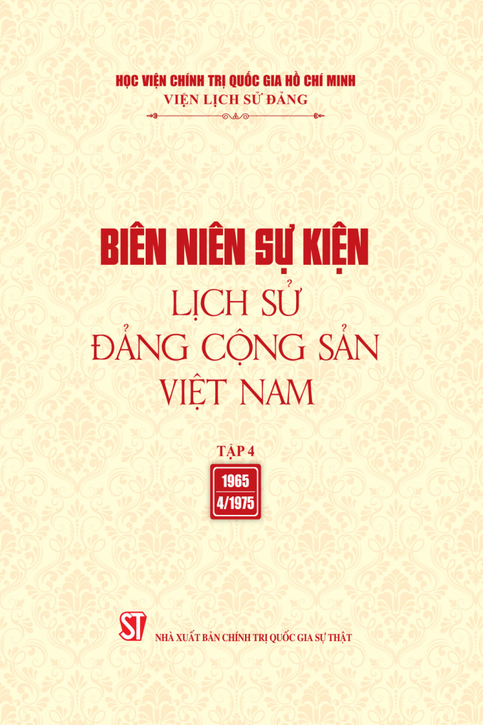 Biên niên sự kiện Lịch sử Đảng Cộng sản Việt Nam, Tập 4 (1965 - 4/1975)