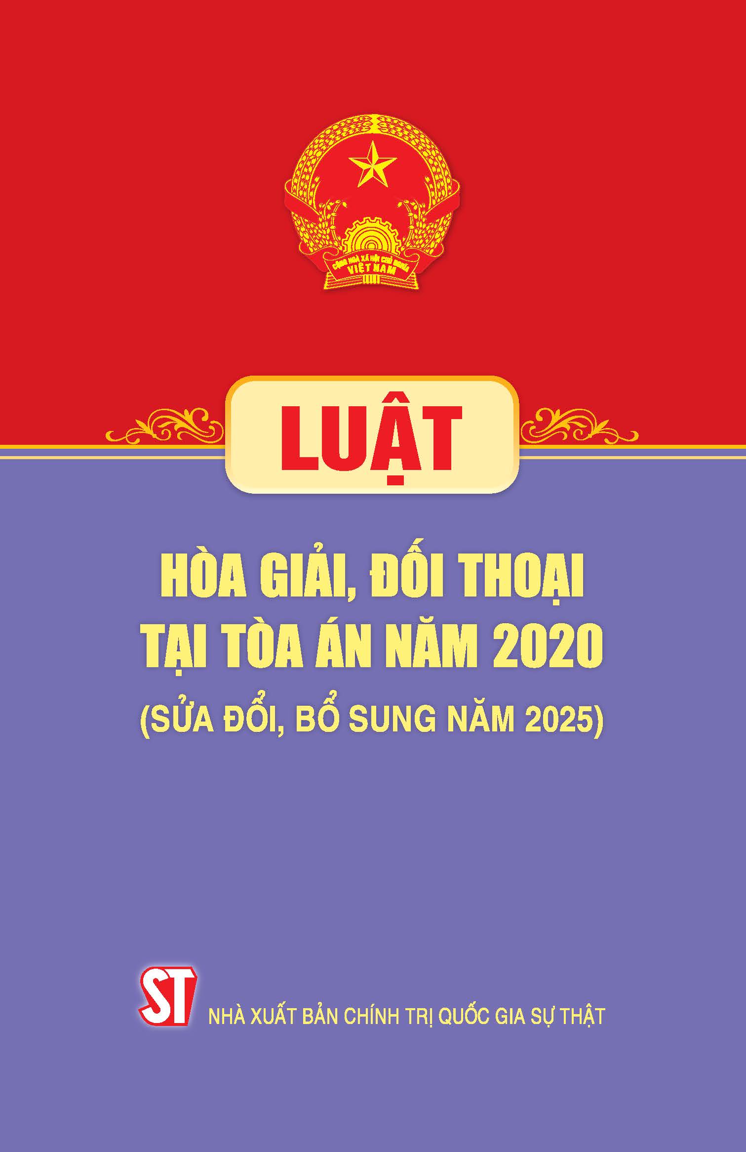 Luật Hòa giải, đối thoại tại tòa án năm 2020 (sửa đổi, bổ sung năm 2025)