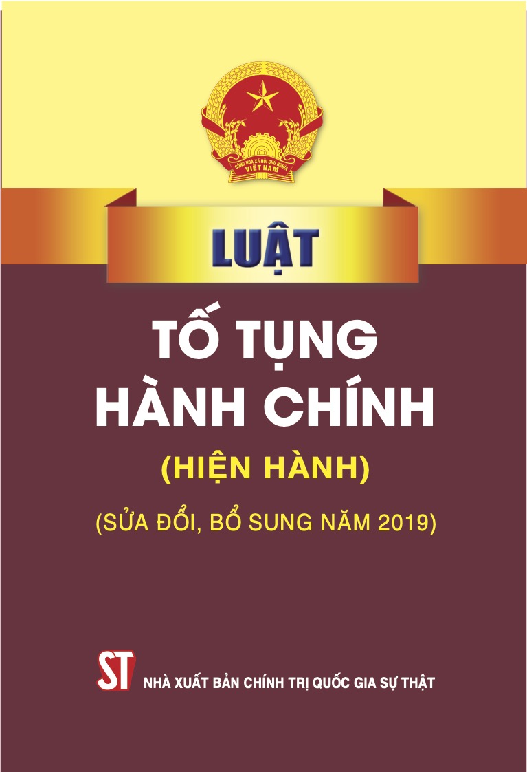 Luật Tố tụng hành chính (hiện hành) (sửa đổi, bổ sung năm 2019)
