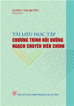 Tài liệu học tập chương trình bồi dưỡng ngạch chuyên viên chính