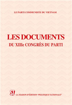 Văn kiện Đại hội đại biểu toàn quốc lần thứ XIII (tiếng Pháp)
