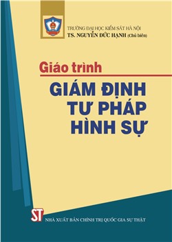 Giáo trình Giám định tư pháp hình sự