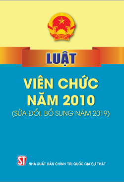 Luật Viên chức năm 2010 (sửa đổi, bổ sung năm 2019)