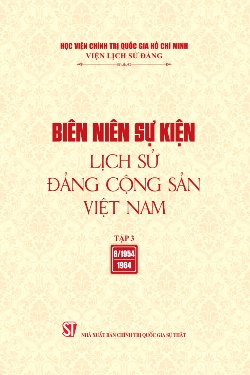 Biên niên sự kiện Lịch sử Đảng Cộng sản Việt Nam, Tập 3 (8/1954 - 1964)