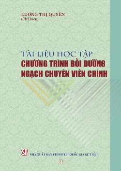 Tài liệu học tập chương trình bồi dưỡng ngạch chuyên viên chính